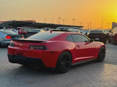 شفروليه كمارو ZL1 V8 6.2 سوبر تشارج مواصفات خليجة بحالة جيدة-4