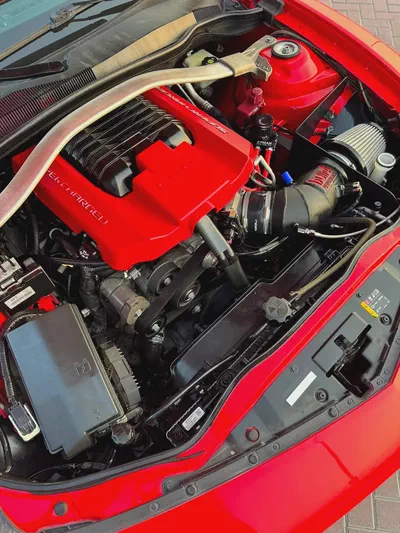 شفروليه كمارو ZL1 V8 6.2 سوبر تشارج مواصفات خليجة بحالة جيدة-7