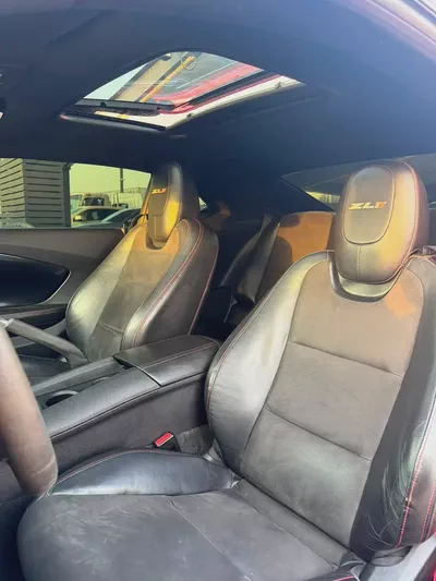شفروليه كمارو ZL1 V8 6.2 سوبر تشارج مواصفات خليجة بحالة جيدة-8
