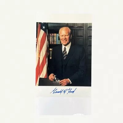 Signed Presidential Photograph - “Gerald R. Ford”-0
