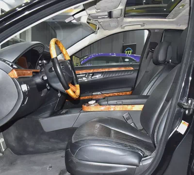 ORIGINAL PAINT ( صبغ وكاله ) Mercedes Benz S600 AMG V12 ( 2008 Model ) in Black Color Japanese Specs-9
