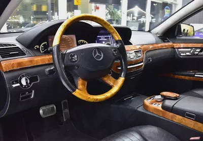 ORIGINAL PAINT ( صبغ وكاله ) Mercedes Benz S600 AMG V12 ( 2008 Model ) in Black Color Japanese Specs-10