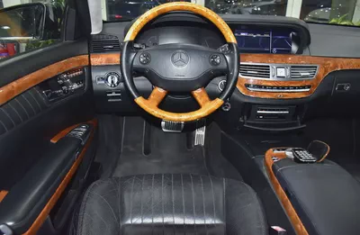 ORIGINAL PAINT ( صبغ وكاله ) Mercedes Benz S600 AMG V12 ( 2008 Model ) in Black Color Japanese Specs-13