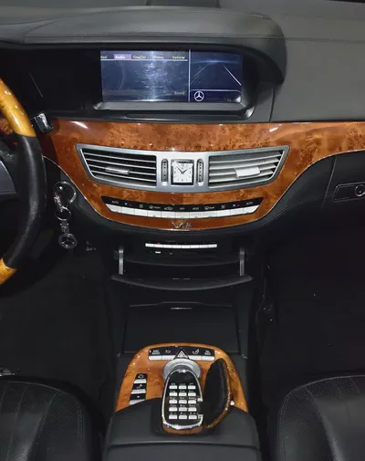 ORIGINAL PAINT ( صبغ وكاله ) Mercedes Benz S600 AMG V12 ( 2008 Model ) in Black Color Japanese Specs-15