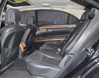 ORIGINAL PAINT ( صبغ وكاله ) Mercedes Benz S600 AMG V12 ( 2008 Model ) in Black Color Japanese Specs-16