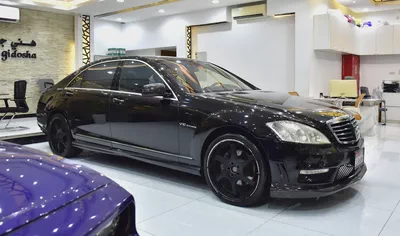 ORIGINAL PAINT ( صبغ وكاله ) Mercedes Benz S600 AMG V12 ( 2008 Model ) in Black Color Japanese Specs-2