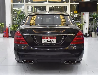 ORIGINAL PAINT ( صبغ وكاله ) Mercedes Benz S600 AMG V12 ( 2008 Model ) in Black Color Japanese Specs-4