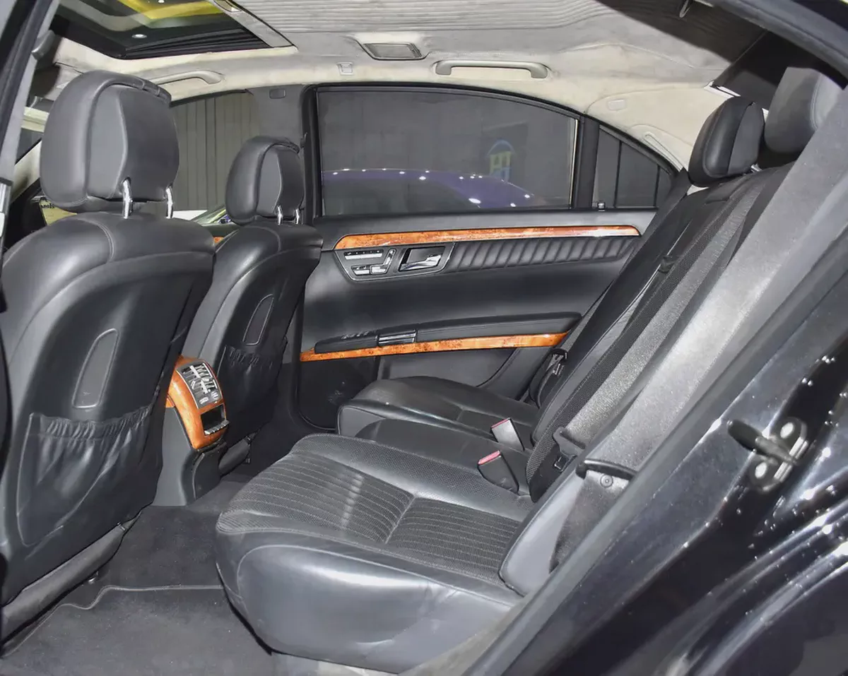 ORIGINAL PAINT ( صبغ وكاله ) Mercedes Benz S600 AMG V12 ( 2008 Model ) in Black Color Japanese Specs-16-16