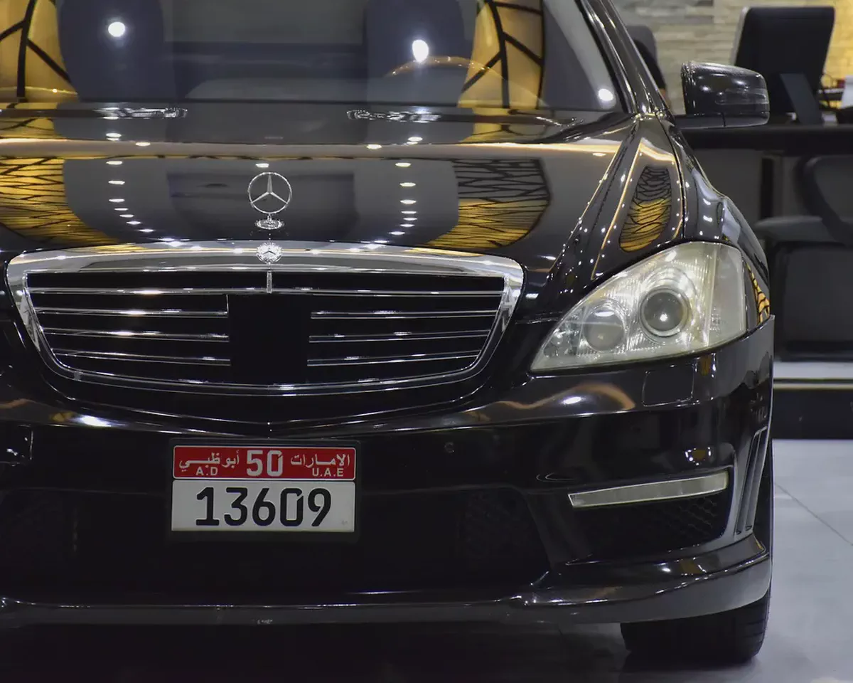 ORIGINAL PAINT ( صبغ وكاله ) Mercedes Benz S600 AMG V12 ( 2008 Model ) in Black Color Japanese Specs-3-3