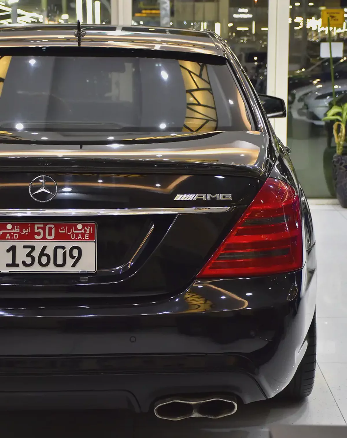 ORIGINAL PAINT ( صبغ وكاله ) Mercedes Benz S600 AMG V12 ( 2008 Model ) in Black Color Japanese Specs-8-8