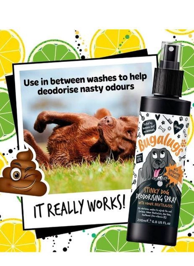 BUGALUGS Stinky Dog Deodorising Spray 200ml (6.8 Fl Oz)-3