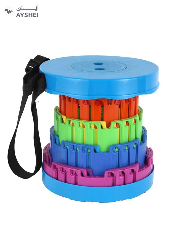 Epsilon Folding Extension Stool- EPSFS186 Lightweight, Portable and Foldable, Folds Flat