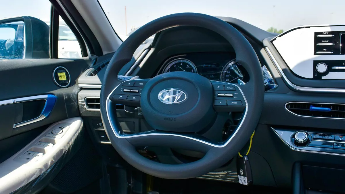 2024 Hyundai Sonata – White Sedan with Beige Interior-3-3