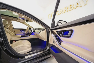 AED 3587 PM | MERCEDES S500 4MATIC 2021 | 1 YEAR WARRANTY  SERVICE CONTRACT | HIGH SPECS-13