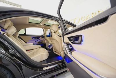AED 3587 PM | MERCEDES S500 4MATIC 2021 | 1 YEAR WARRANTY  SERVICE CONTRACT | HIGH SPECS-17