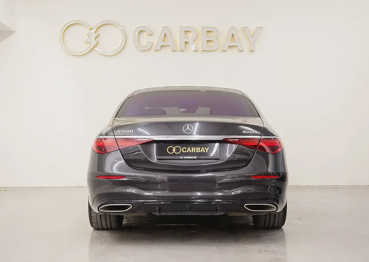 AED 3587 PM | MERCEDES S500 4MATIC 2021 | 1 YEAR WARRANTY  SERVICE CONTRACT | HIGH SPECS-5-5