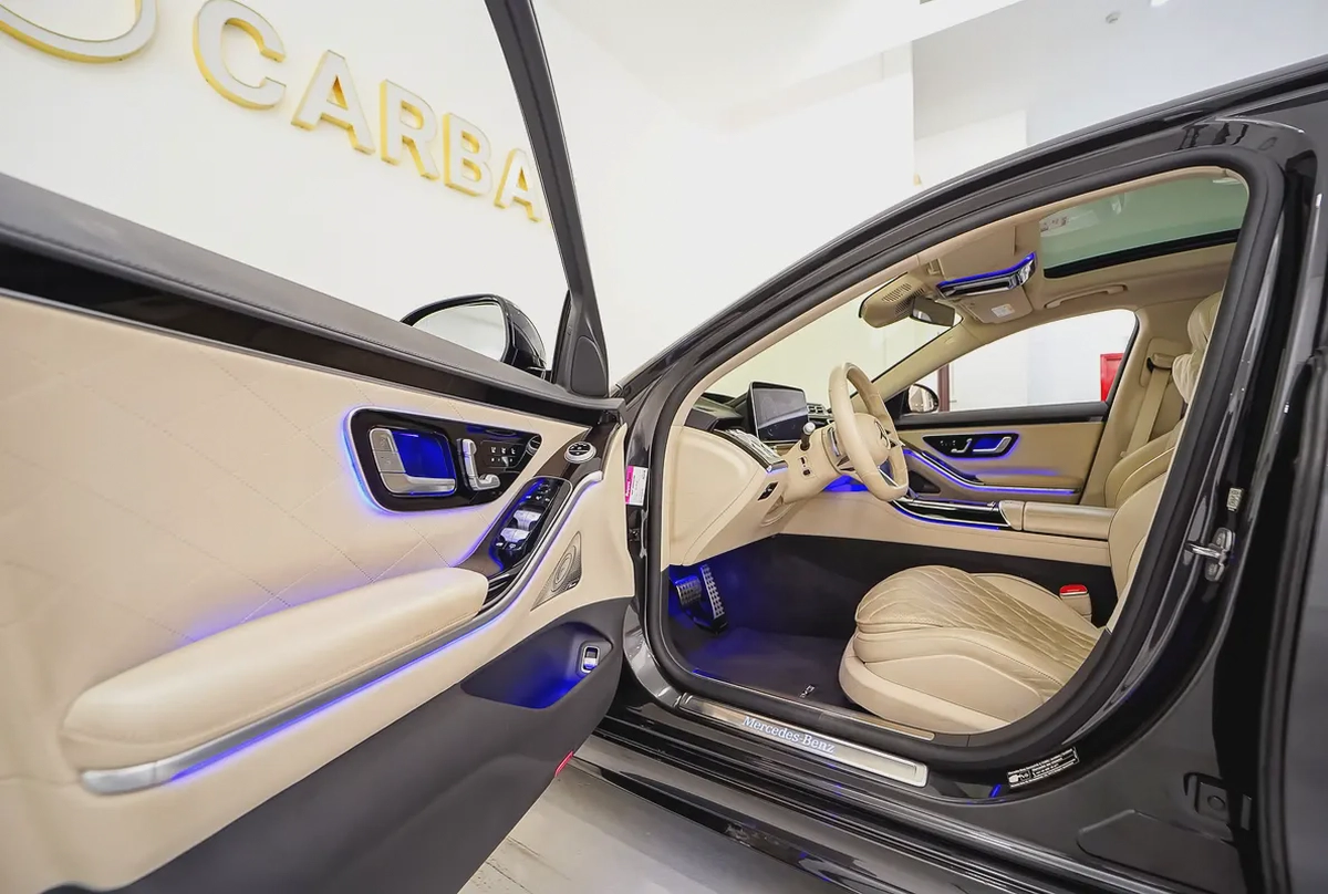 AED 3587 PM | MERCEDES S500 4MATIC 2021 | 1 YEAR WARRANTY  SERVICE CONTRACT | HIGH SPECS-8-8