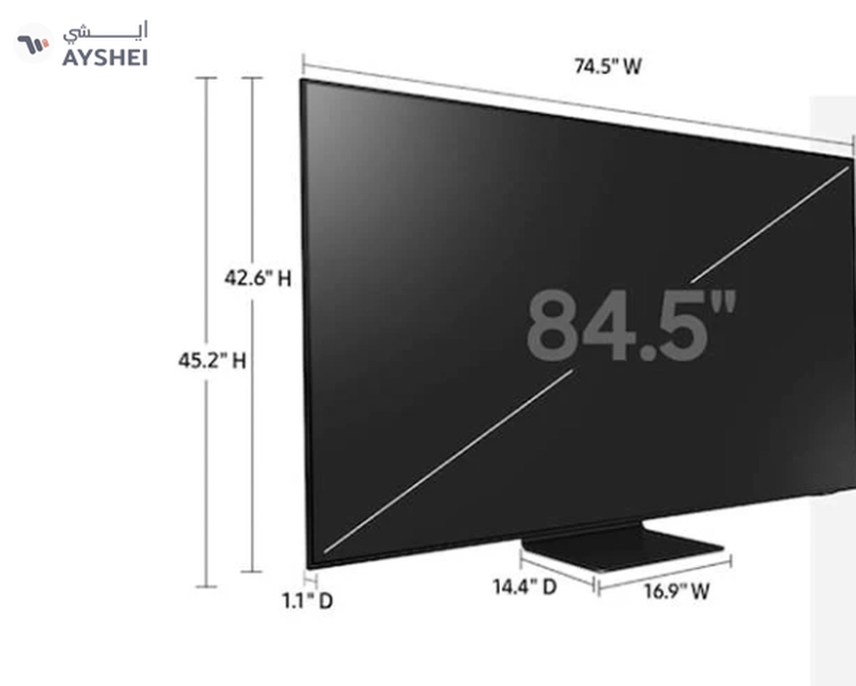  Renewed - Samsung 85" QN90A Neo QLED 4K HDR Smart TV 85QN90A-3-3