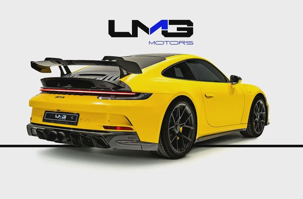 2022 PORSCHE 911 GT3 | MANUAL TRANSMISSION | GCC | AKRAPOVIC EXHAUST SYSTEM | SPORT CHRONO PACKAGE