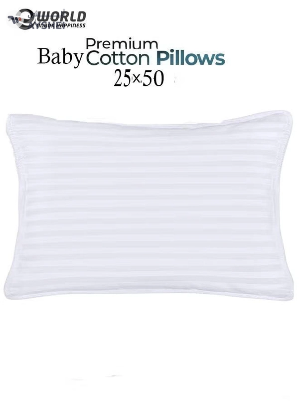 Eworld Toddler Baby Pillow Sleeping Cotton Blend Shell with Polyester Filling