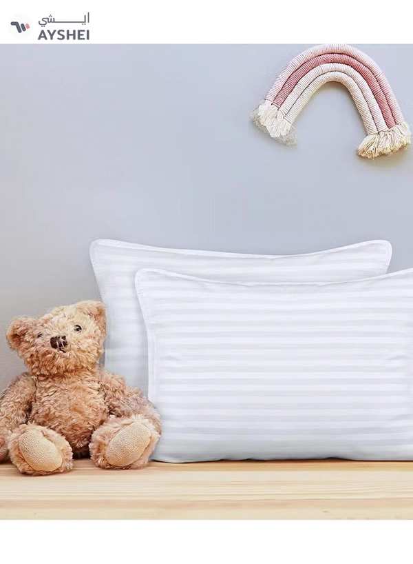 Eworld Toddler Baby Pillow Sleeping Cotton Blend Shell with Polyester Filling