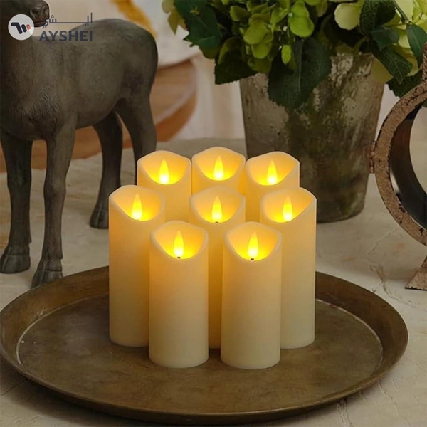 YATAI Flameless Pillar Candles, Battery Operated LED Light Floating Candles
