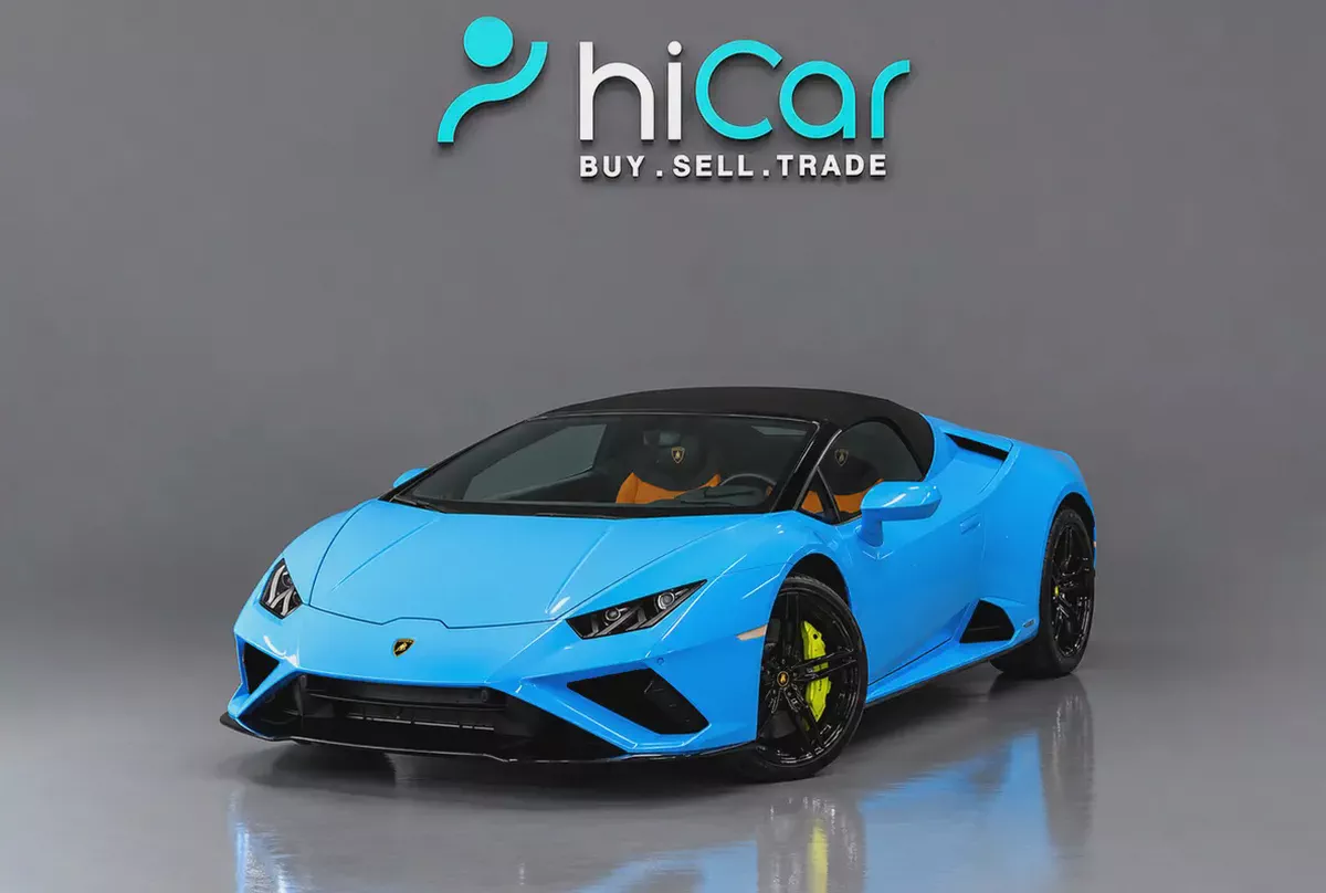 AED 18,207 P.M • 0% Downpayment • Lamborghini Huracan EVO Spyder • 1 Year Warranty
