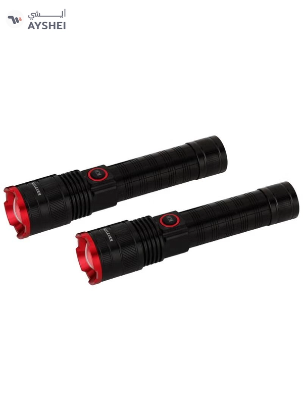 KRYPTON Rechargeable Flashlight, 5hrs Continuous Working