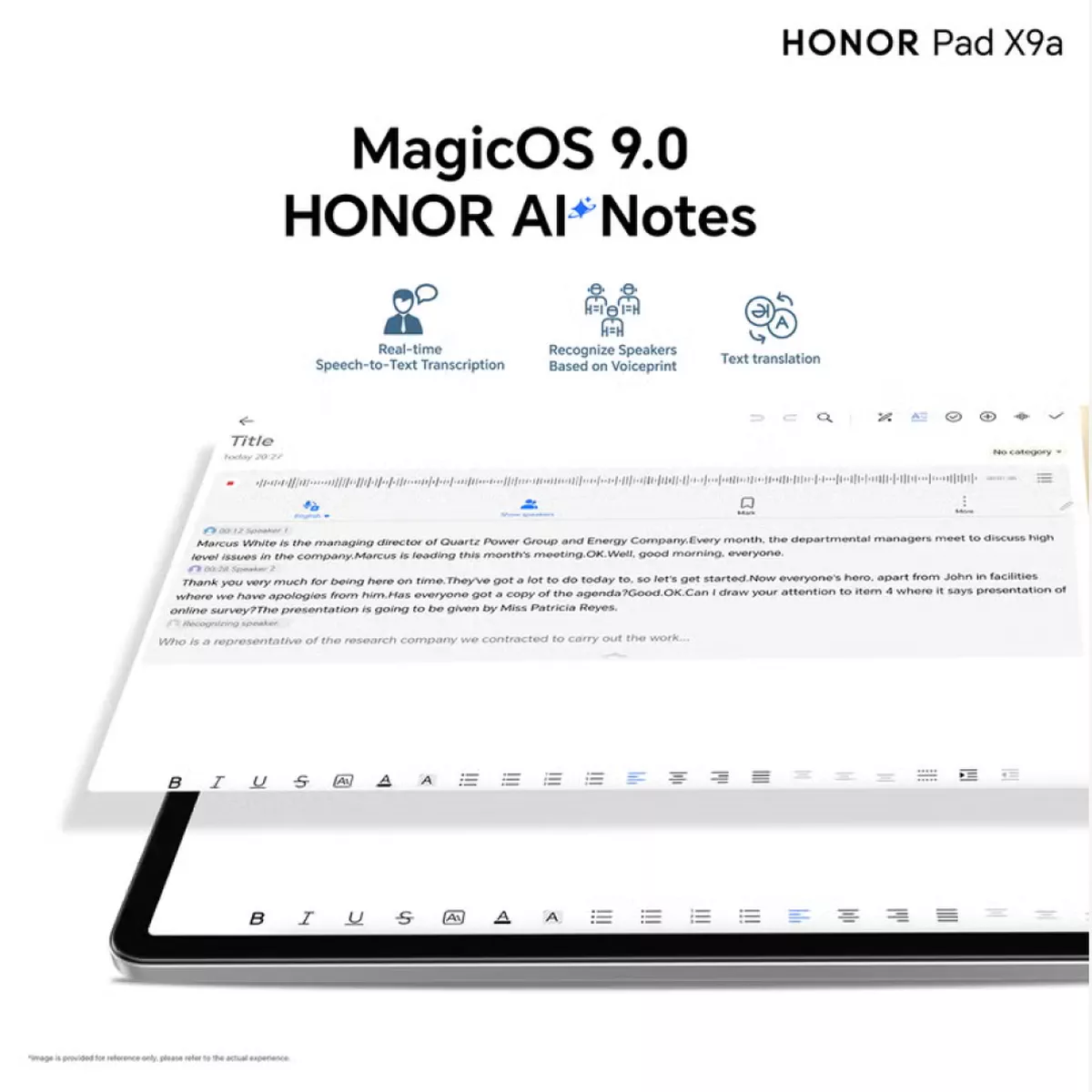 Honor Pad X9a 11.5 Inch Grey 8GB RAM 128GB WiFi-6-6