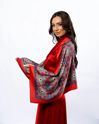 Silk Road - Ancient Shusha Scarf (Small)-1