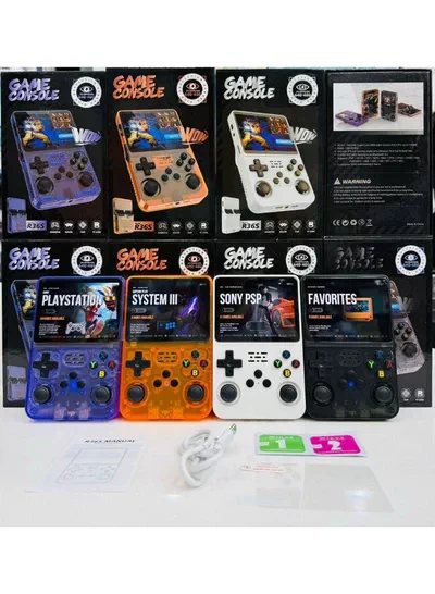 Handheld Game Console with 3500mAh Battery | Portable Retro Gaming Device for Kids & Adults | Rechargeable Mini Game Console | Assorted Color-1