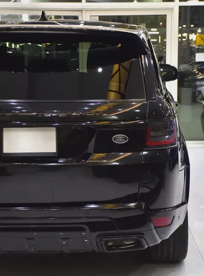 AED 2,161 EMi at 0% DP | Land Rover Range Rover Sport HSE ( 2021 Model ) in Black Color American Spe-8