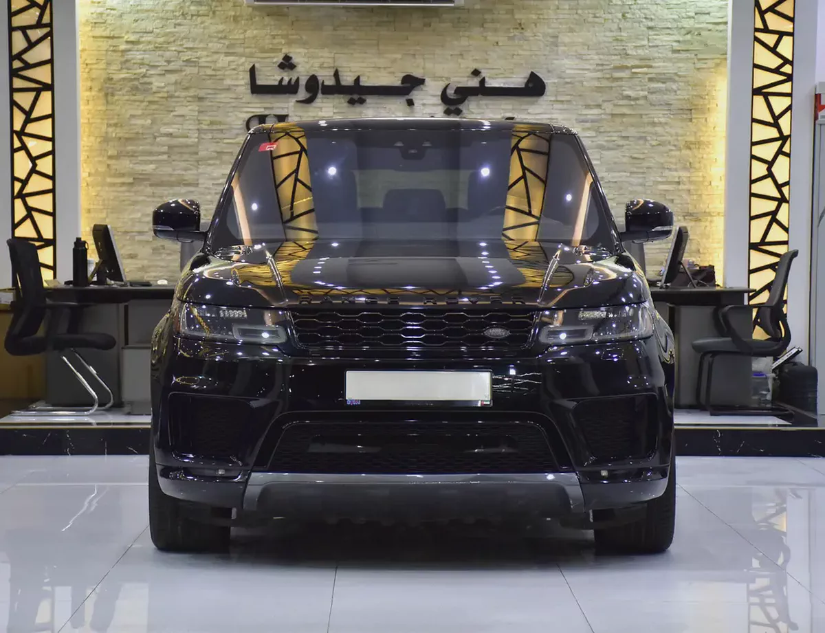 AED 2,161 EMi at 0% DP | Land Rover Range Rover Sport HSE ( 2021 Model ) in Black Color American Spe