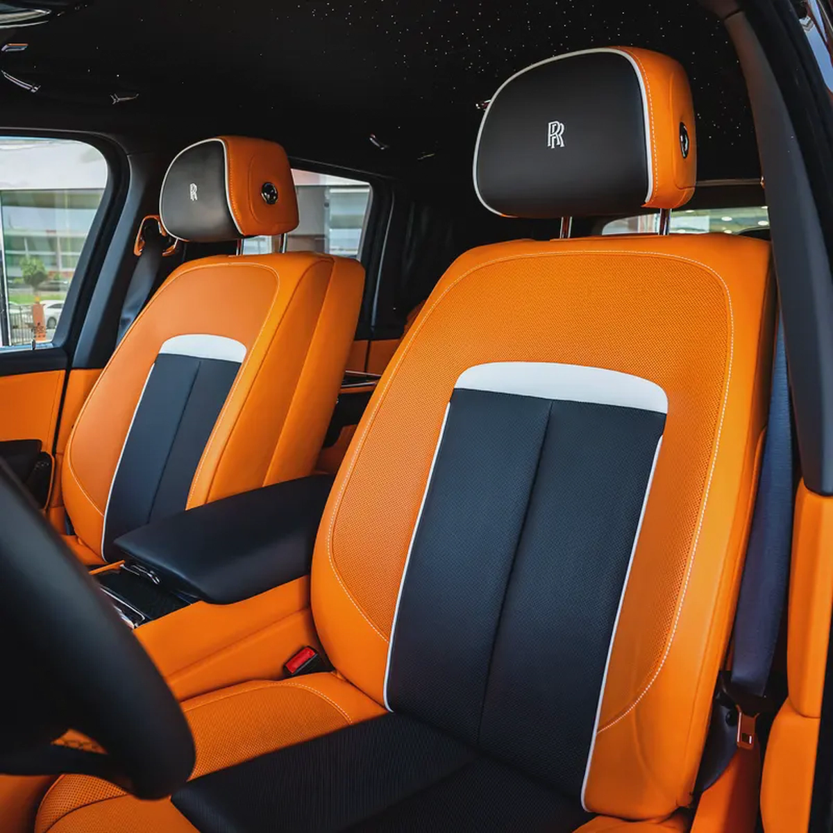 2025 Rolls-Royce Cullinan Black Badge | GCC Specs | 6000KM With Warranty + Service Contract-6-6