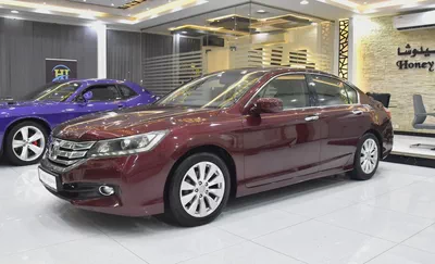 EXCELLENT DEAL for our Honda Accord i-Vtec ( 2016 Model ) in Burgundy Color GCC Specs-1