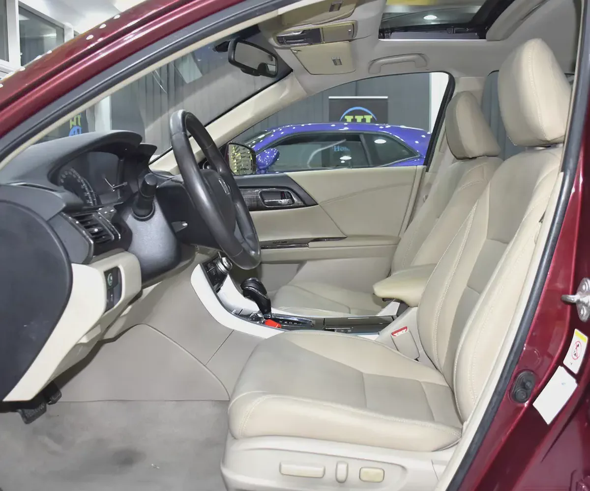 EXCELLENT DEAL for our Honda Accord i-Vtec ( 2016 Model ) in Burgundy Color GCC Specs-9-9