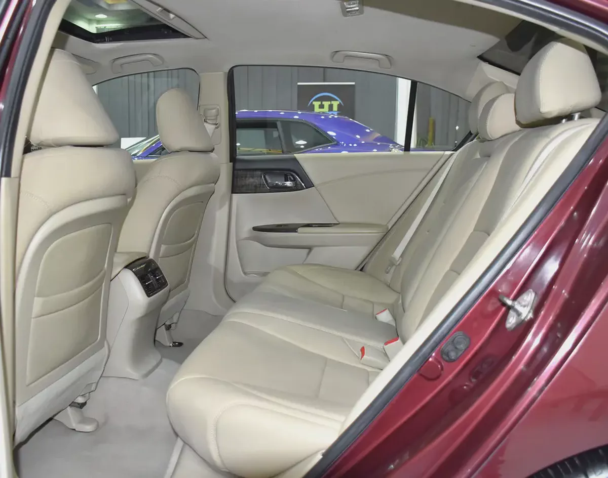 EXCELLENT DEAL for our Honda Accord i-Vtec ( 2016 Model ) in Burgundy Color GCC Specs-16-16