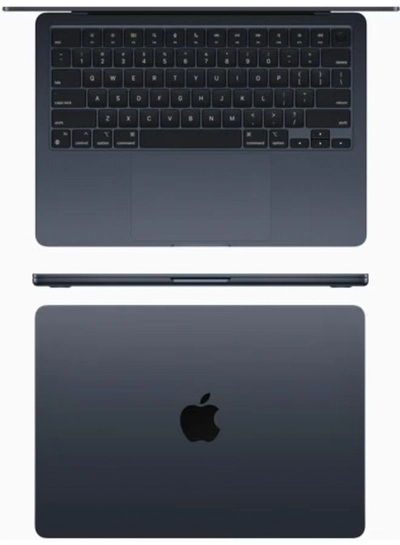 Apple MacBook Air MC7X4 13.6-Inch Display : Apple M2 chip with 8-core CPU and 8-core GPU, 16GB RAM/256GB SSD(International Version) English Midnight-2