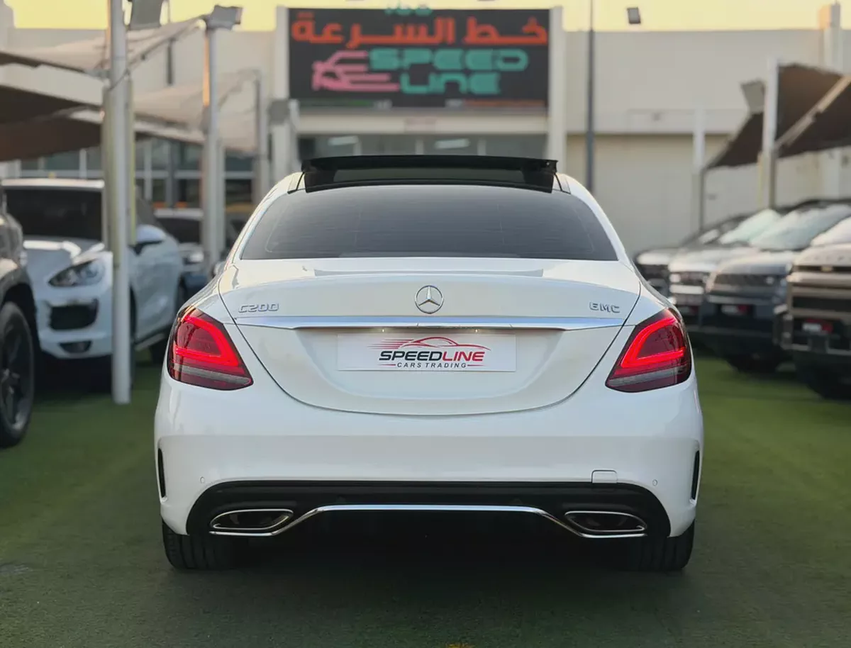 Mercedes-Benz C-Class C200 2019 GCC Specs In Excellent Condition-3-3