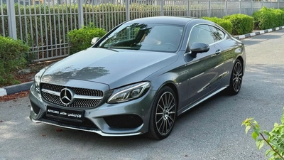 2018 Mercedes-Benz C300 Coupé | G.C.C | Original Paint | Full Options-2