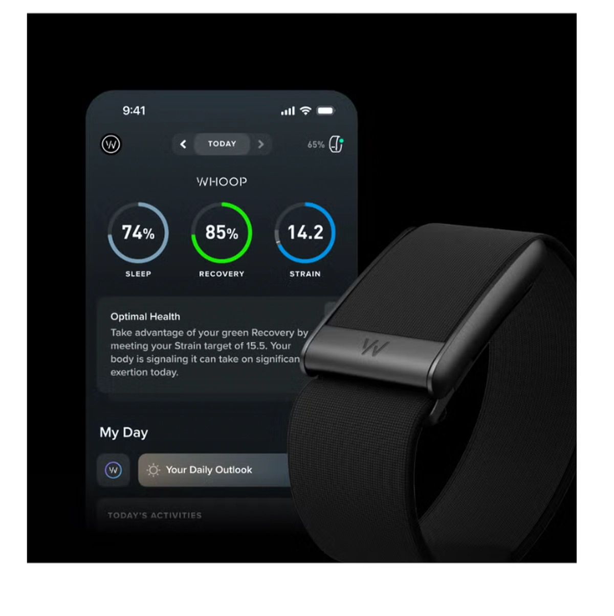 WHOOP One – 12-Month Membership – 5.0 Health and Fitness Wearable-4-4