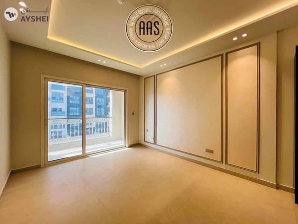 new 1bhk / apartment with kitchen appliances and Specious balcny in Arjan / ready to move / 80k AED