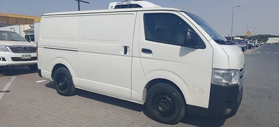 TOYOTA HIACE CHILLER VAN – GCC
 Model: 2021
️ Mileage: 112,000 KMS
️ Chiller Body (Perfect f-0
