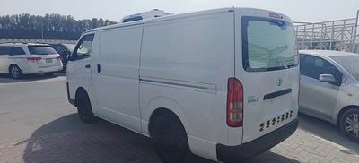 TOYOTA HIACE CHILLER VAN – GCC
 Model: 2021
️ Mileage: 112,000 KMS
️ Chiller Body (Perfect f-5