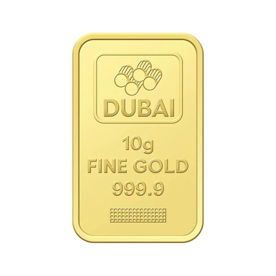 Dubai Gold 10 Grams Pure 999.9 Fine Gold Bar-3