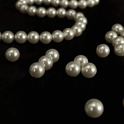 YATAI 2 Pcs 20mm Pearl Beads String Line Chain Garland Flowers DIY Making Jewelry Beads-0