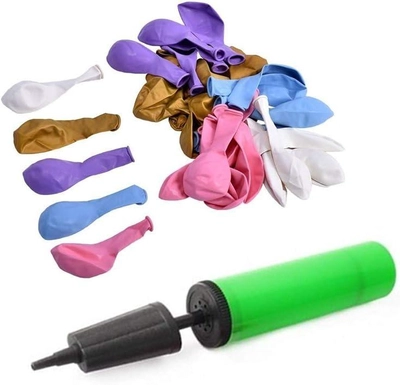 YATAI 50Pcs Balloons With Inflator Free, Assorted Colors Latex Giant Balloons-1