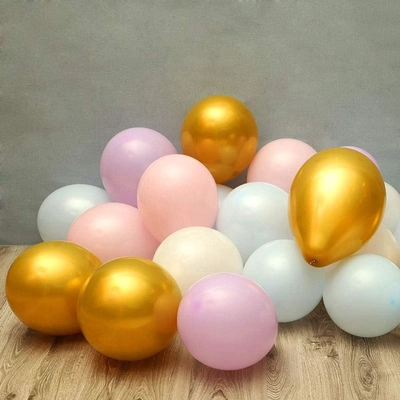 YATAI 50Pcs Balloons With Inflator Free, Assorted Colors Latex Giant Balloons-3