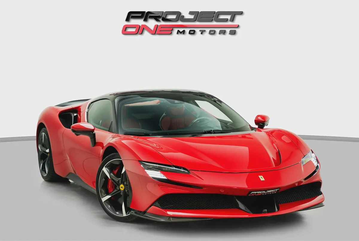 2023 FERRARI SF90 SPIDER ASSETTO FIORANO WITH WARRANTY AND SERVICE CONTRACT