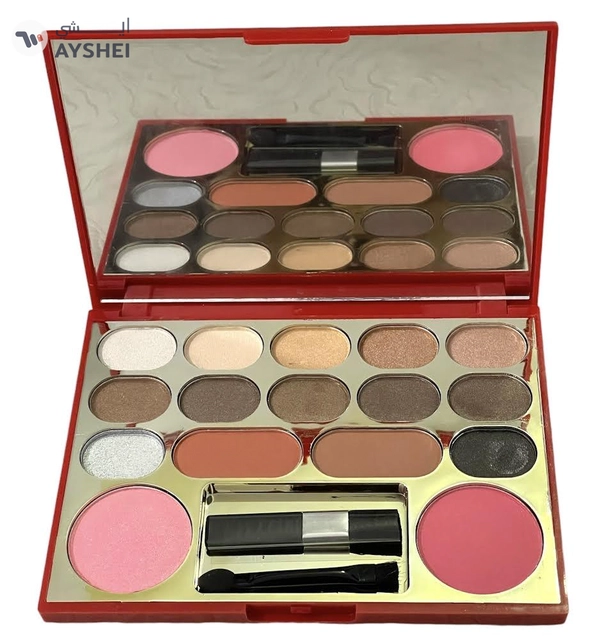 Pupa Milano Eyeshadow Palette 02, 12 Shades Eye Shadows, 2 shades Eyebrow Powder, 2 Shades Powder Blush